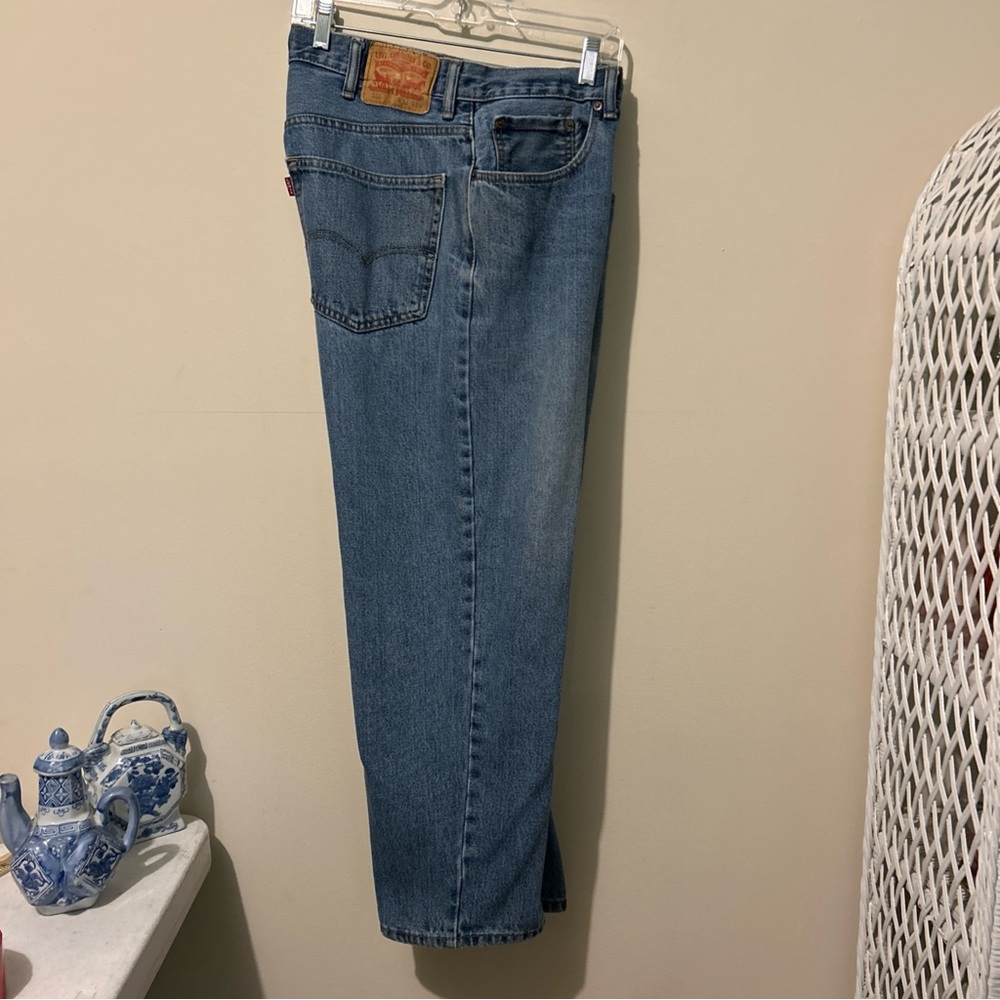 Levi’s 550 Blue Jeans Men’s 38/29 Cotton Denim Red Tab Straight Athleisure Work